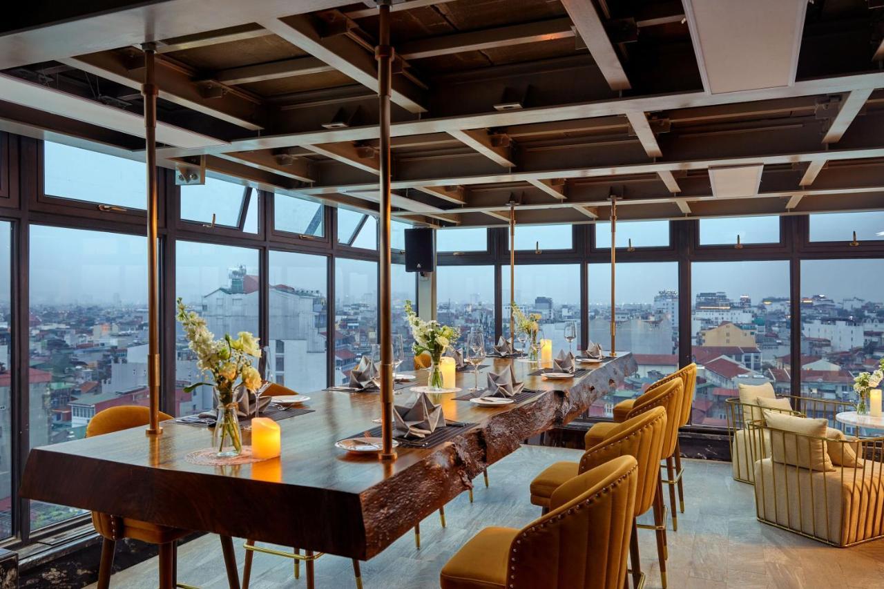 Peridot Grand Luxury Boutique Hotel Ханой Экстерьер фото The 360° Sky Lounge